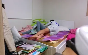 축구동아리 회식 후 취한 여매니저