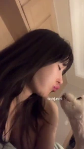 꼭노영정강아지랑 혀키스