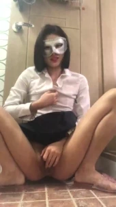 교복입고 라방자위하는 소희