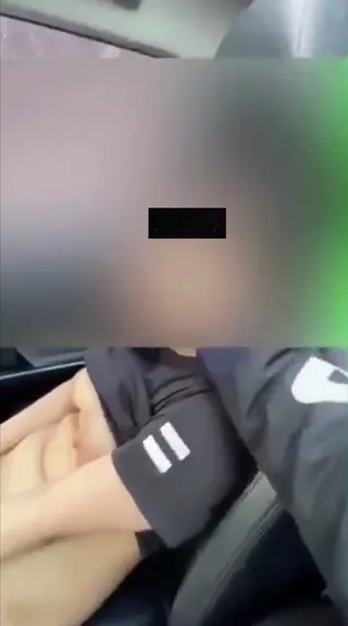 달리는 차안에서 짬지 괴롭힘 당하는 보지년